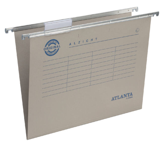 Hangmap Djois Alzicht folio frontaal recycled V-bodem 250gr grijs