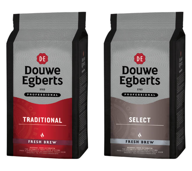 Koffie Douwe Egberts Fresh Brew voor automaten 1kg