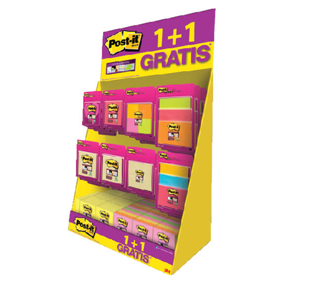 Memoblok Post-it 6920 Super Sticky 76x76mm geel