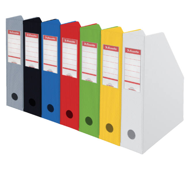 Tijdschriftencassette Esselte VIVIDA opvouwbaar A4 zwart