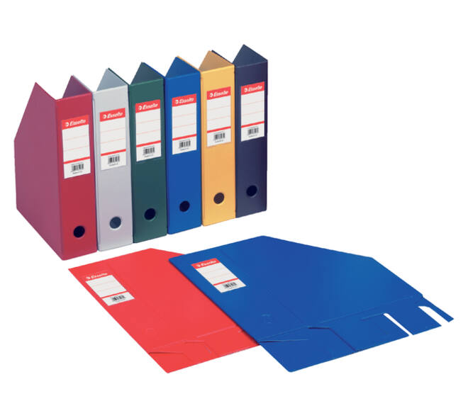 Tijdschriftencassette Esselte VIVIDA opvouwbaar A4 zwart