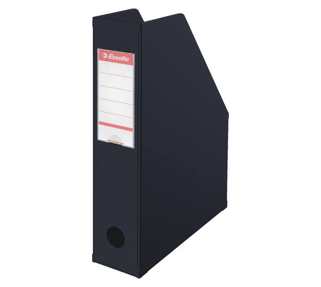 Tijdschriftencassette Esselte VIVIDA opvouwbaar A4 zwart