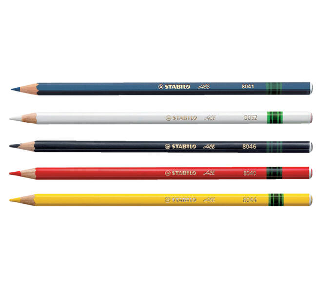 Kleurpotloden STABILO All 8052 wit