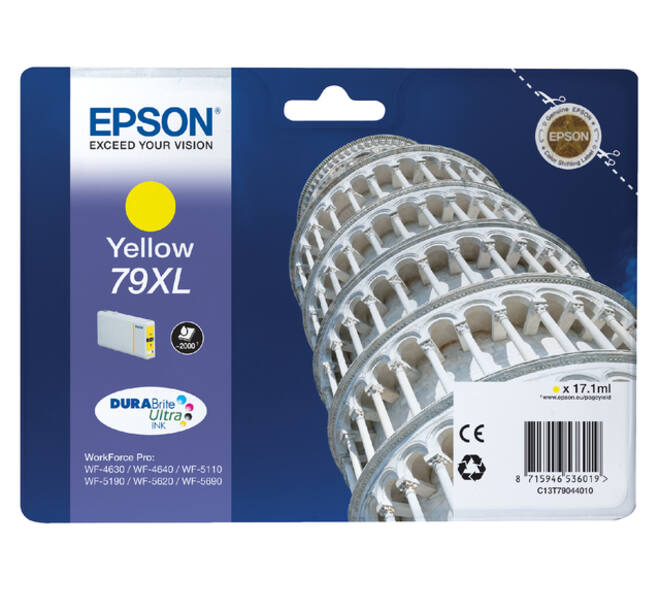 Inktcartridge Epson 79XL T7904 geel