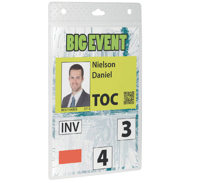 Badge Durable voor evenementen A6 zonder koord 20 stuks
