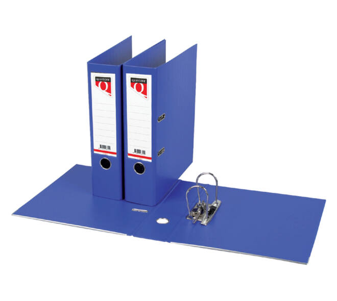 Ordner Quantore A4 80mm PP blauw