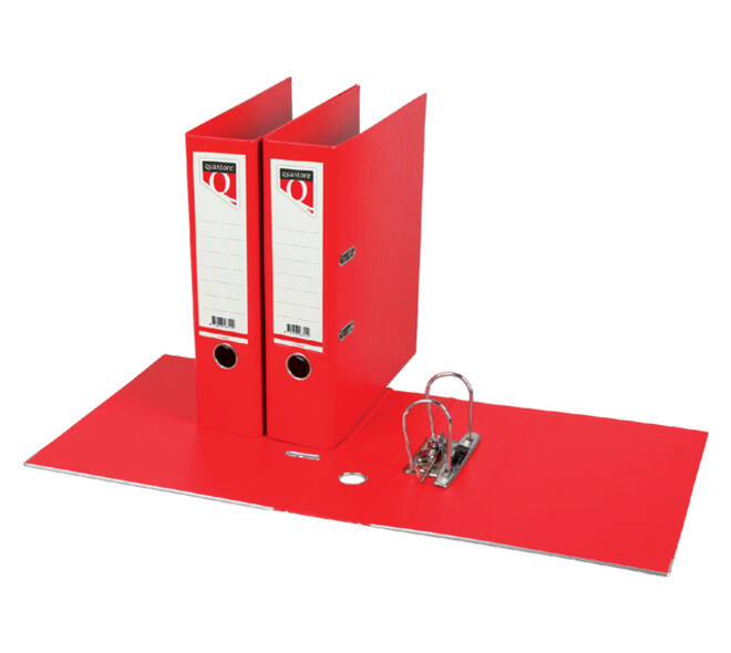Ordner Quantore A4 80mm PP rood