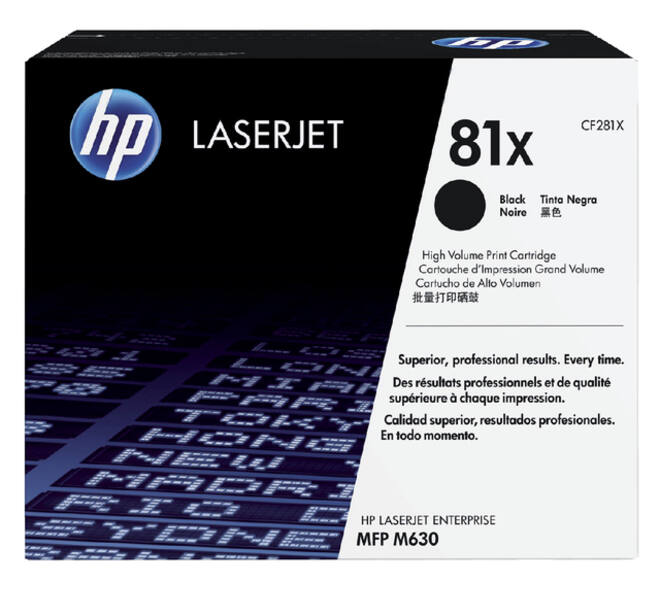 Tonercartridge HP CF281X 81X zwart