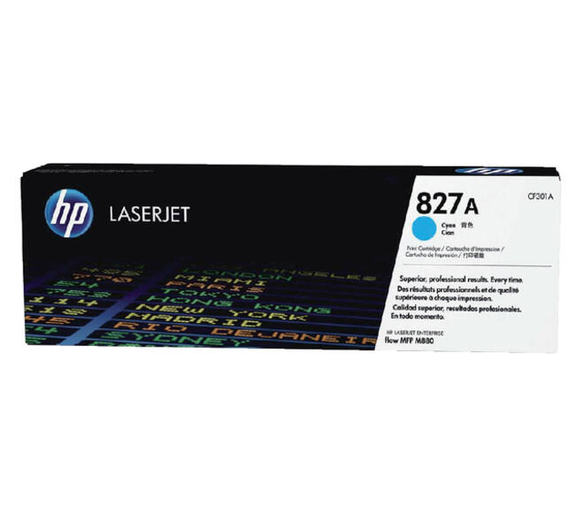 Tonercartridge HP CF301A 827A blauw