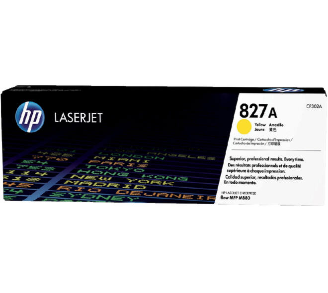 Tonercartridge HP CF302A 827A geel