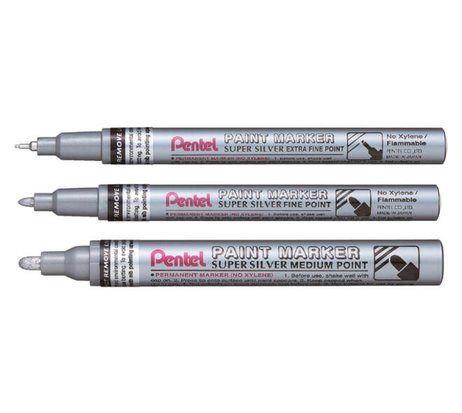 Paintmarker Pentel MSP10 1.5mm zilver
