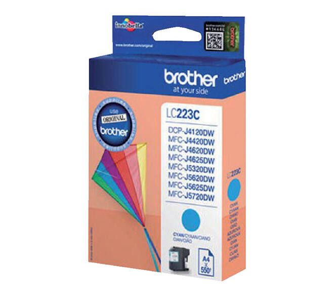 Inktcartridge Brother LC-223C blauw