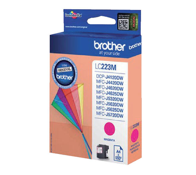 Inktcartridge Brother LC-223M rood