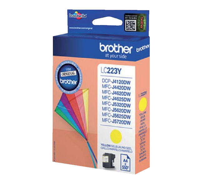 Inktcartridge Brother LC-223Y geel