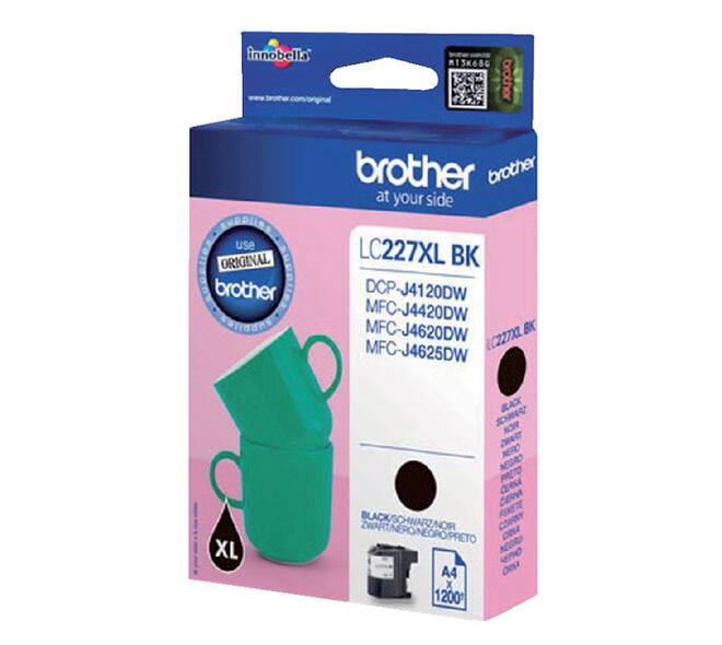 Inktcartridge Brother LC-227XLBK zwart