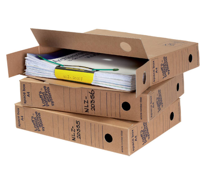 Archiefdoos Loeff's Space Box 4550 A4 320x240x60mm