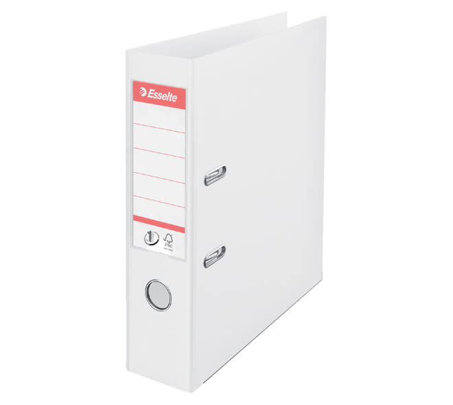Ordner Esselte No.1 Power VIVIDA 75mm 30% gerecycled PP folie wit