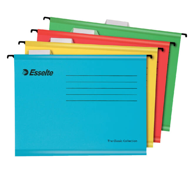 Hangmap Esselte Classic A4 V-bodem 345x240mm wit