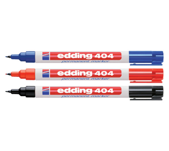 Viltstift edding 404 rond 0.75mm blauw