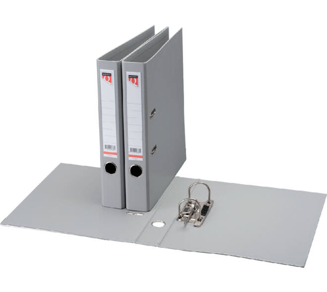 Ordner Quantore A4 50mm PP grijs