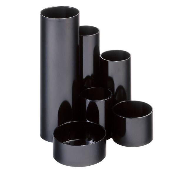 Pennenkoker MAUL Tubo zwart 6-vaks Ø150x125mm
