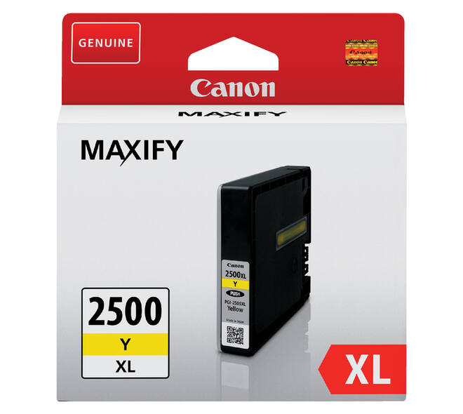 Inktcartridge Canon PGI-2500XL geel