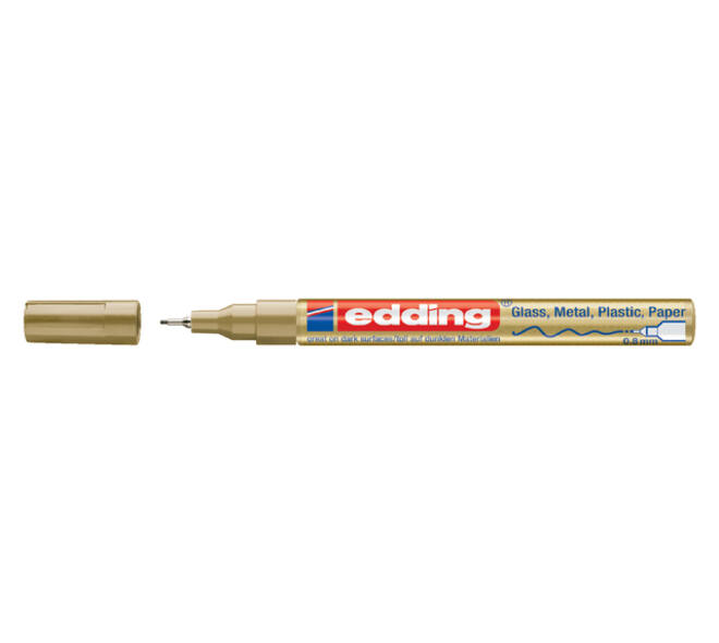 Paintmarker edding 780 op oliebasis 0.8mm goud