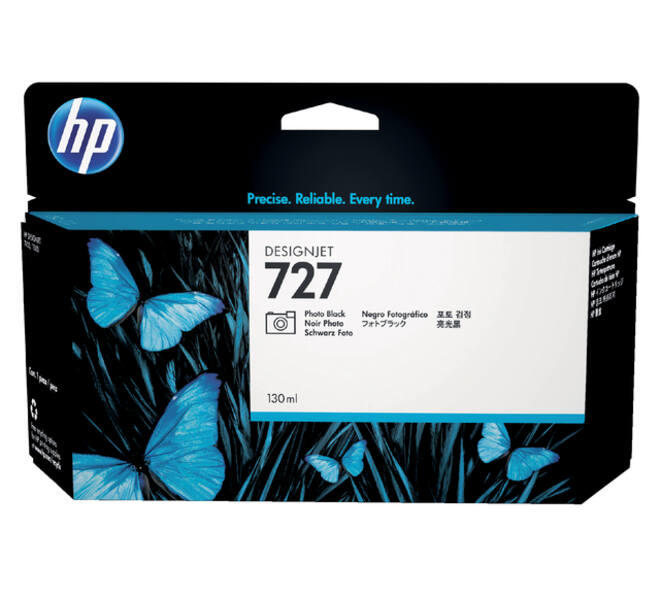 Inktcartridge HP B3P23A 727 foto zwart