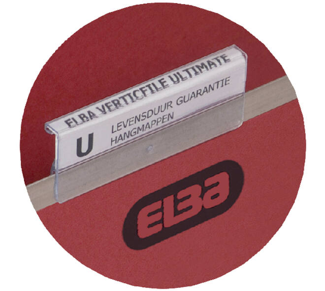 Ruiters Elba tbv vertifile hangmappen 65mm transparant 25 stuks