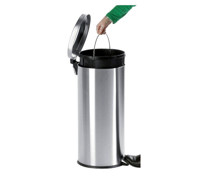 Pedaalemmer V-part 5 liter mat rvs