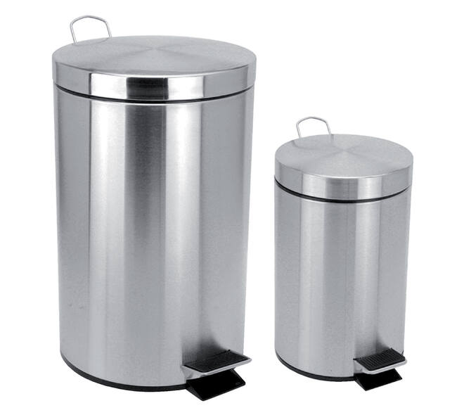 Pedaalemmer V-part 3 liter mat rvs