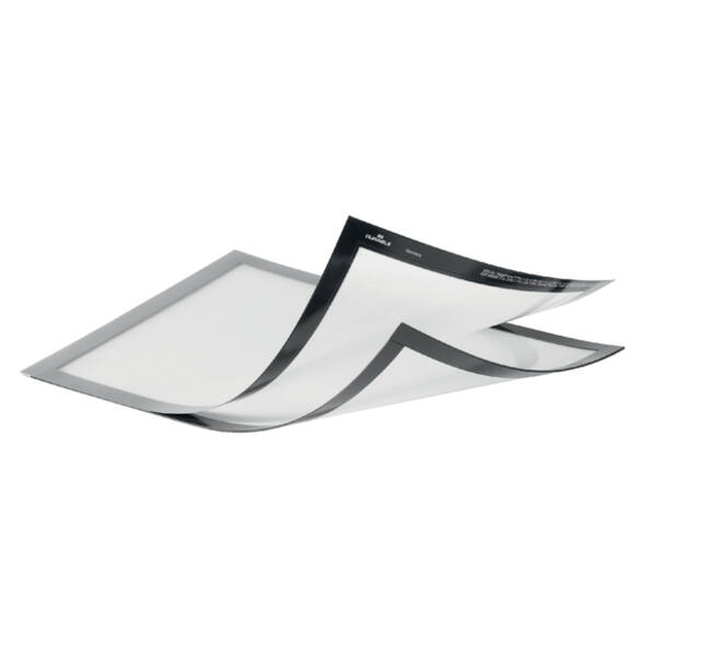 Duraframe Durable 498523 magnetisch Plus A4 zilvergrijs 2 stuks