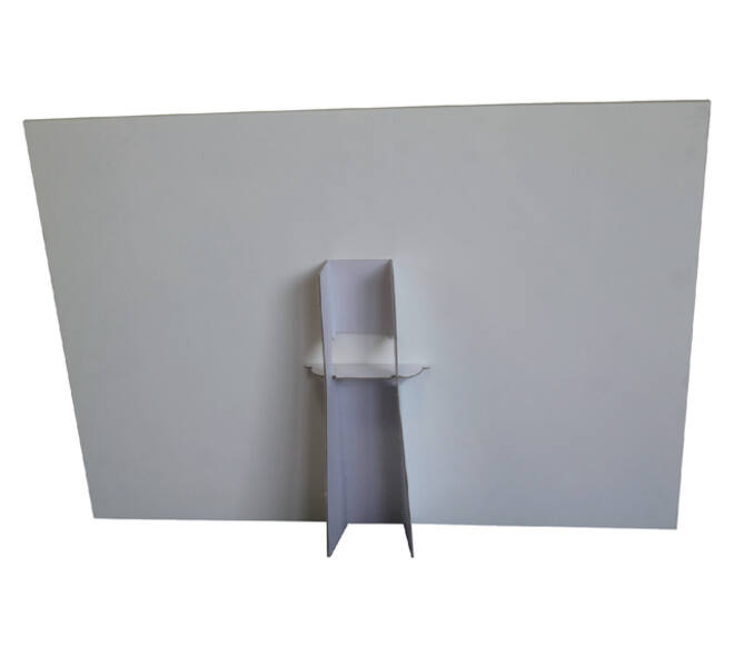Foamboard steun A3 178X190mm wit