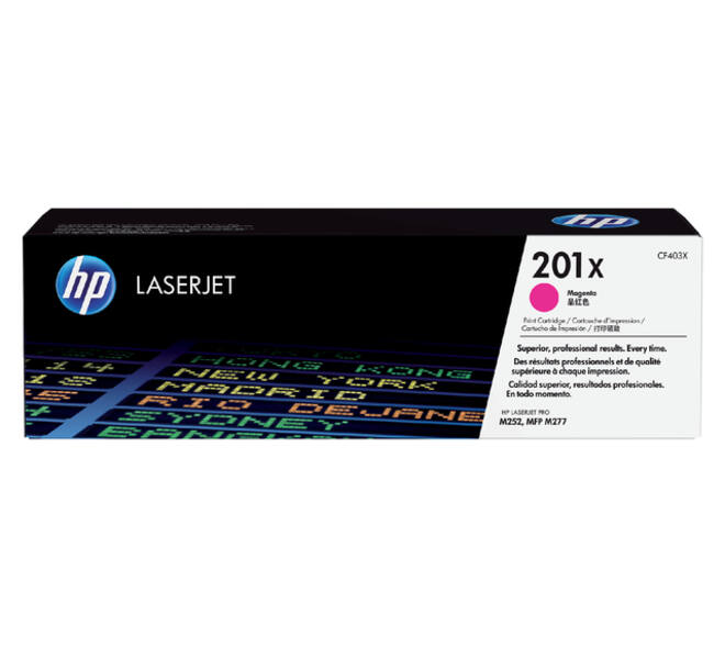 Tonercartridge HP CF403X 201X rood