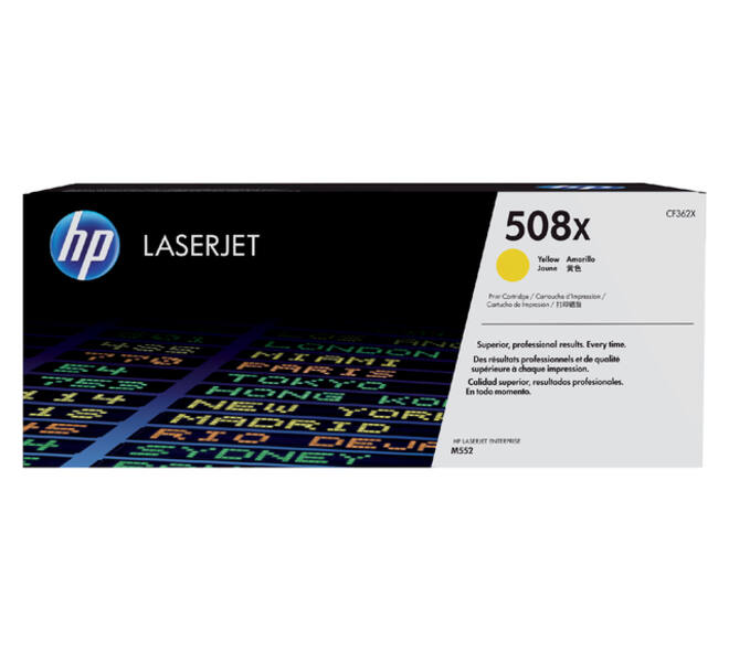 Tonercartridge HP CF362X 508X geel