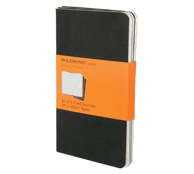 Schrift Moleskine pocket 90x140mm lijn 120 pagina's zwart