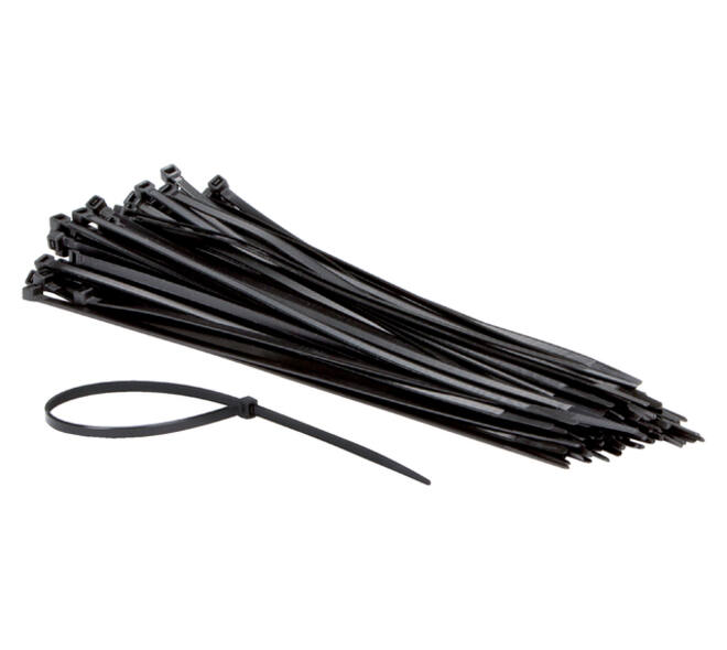 Kabelbinders IEZZY nylon 4.8x300mm D 81mm zwart 100 stuks