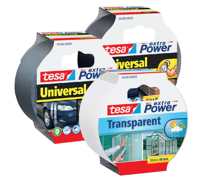Duct tape tesa® extra Power Universal 10mx50mm grijs