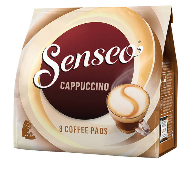Koffiepads Douwe Egberts Senseo cappuccino 8 stuks