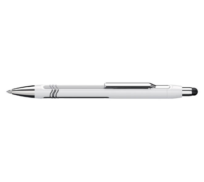 Balpen Schneider stylus Epsilon Touch extra breed wit/zilver