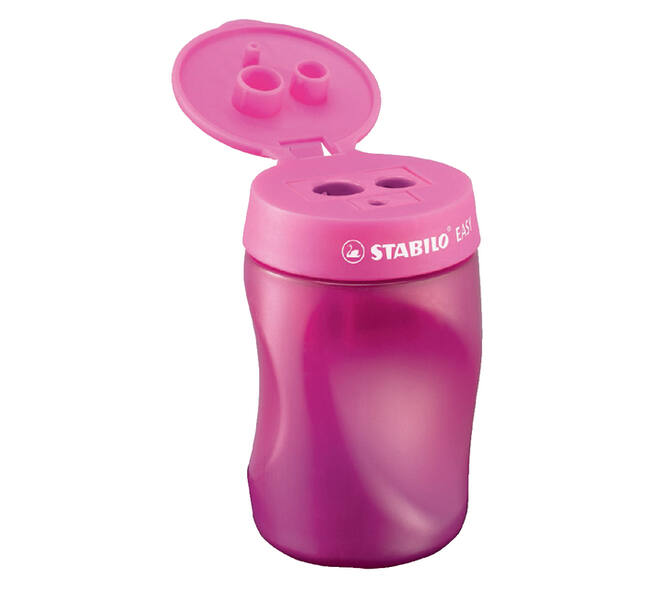 Puntenslijper STABILO Easy 4501 3 in 1 linkshandig roze