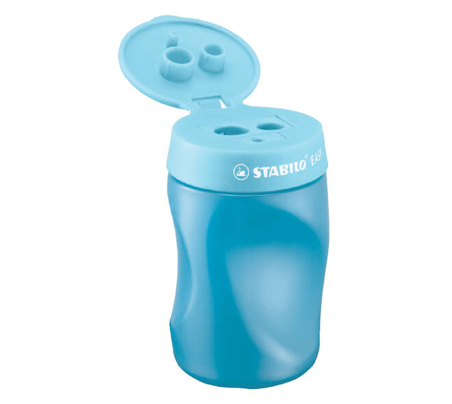 Puntenslijper STABILO Easy 4501 3 in 1 linkshandig blauw