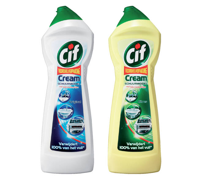 Schuurmiddel Cif citroen 750ml