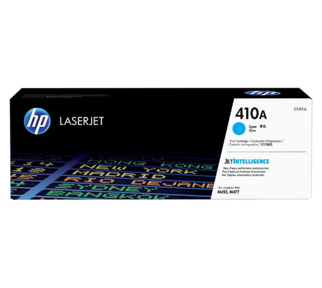 Tonercartridge HP CF411A 410A blauw