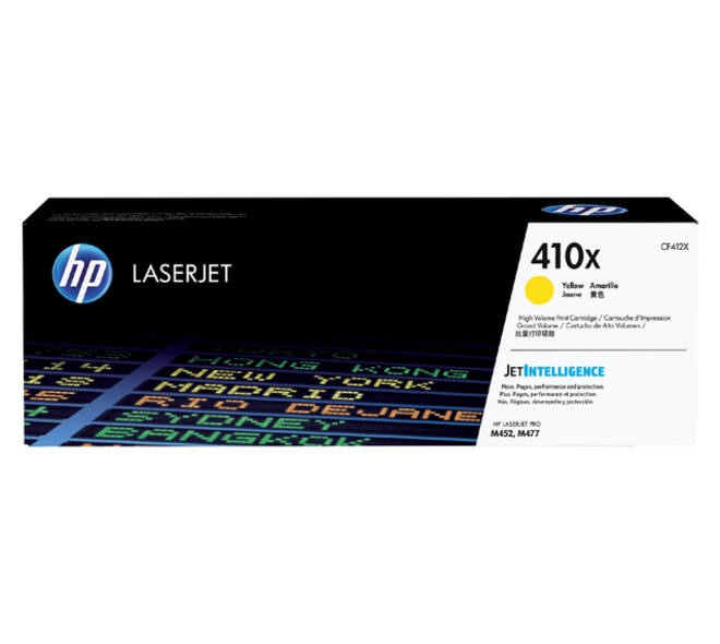 Tonercartridge HP CF412X 410X geel