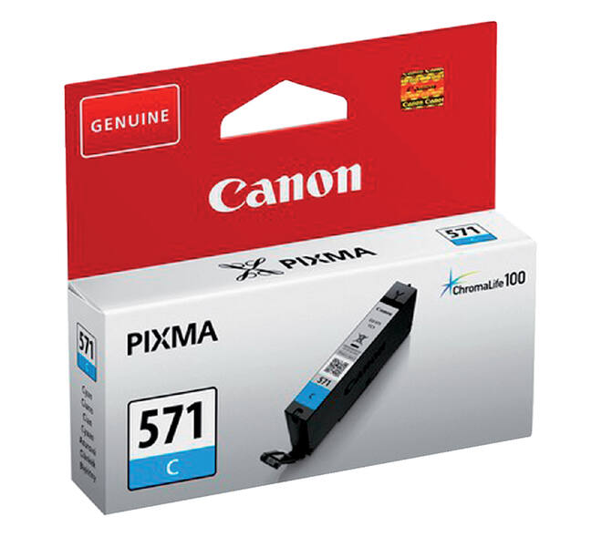 Inktcartridge Canon CLI-571 blauw