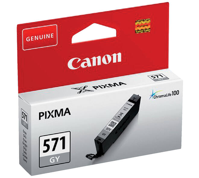 Inktcartridge Canon CLI-571 grijs