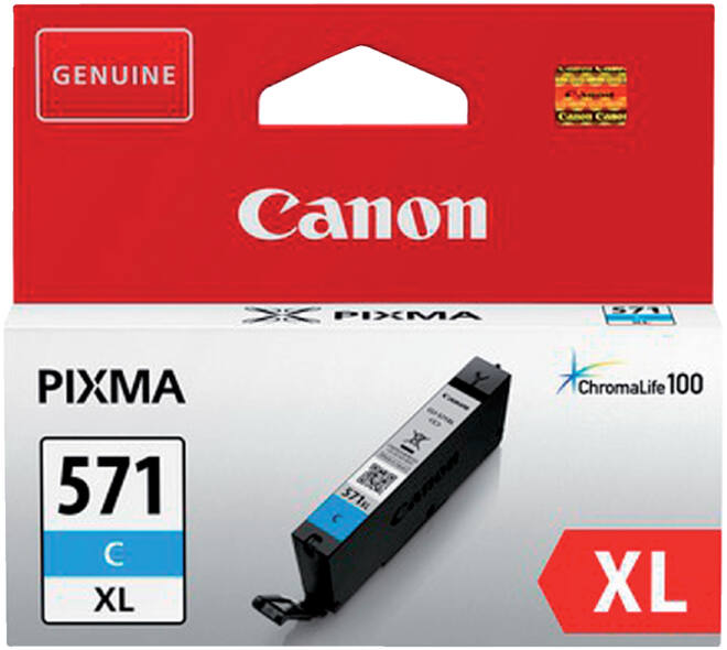 Inktcartridge Canon CLI-571XL  blauw
