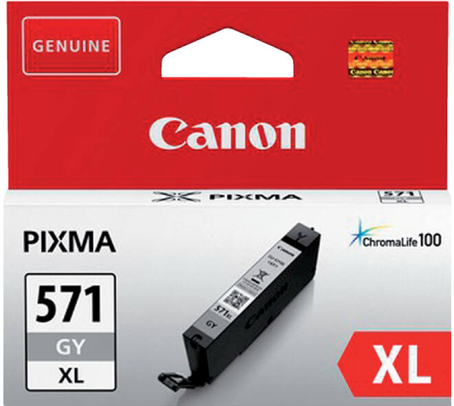 Inktcartridge Canon CLI-571XL  grijs