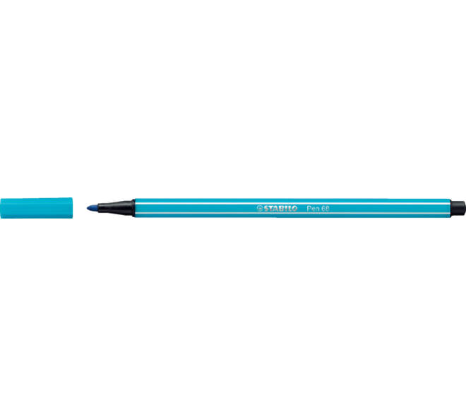 Viltstift STABILO Pen 68/31 medium lichtblauw